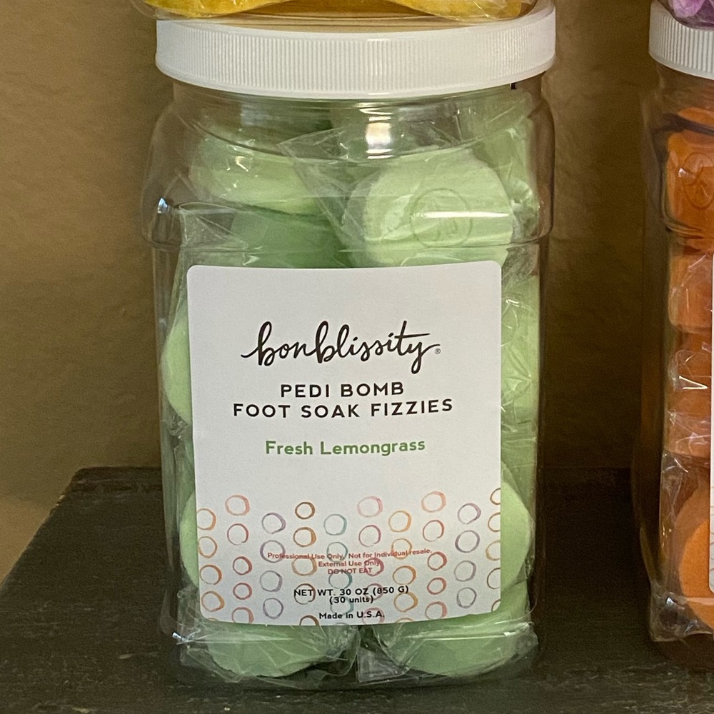 💚 New Lemongrass foot soaks in bulk professional size packaging